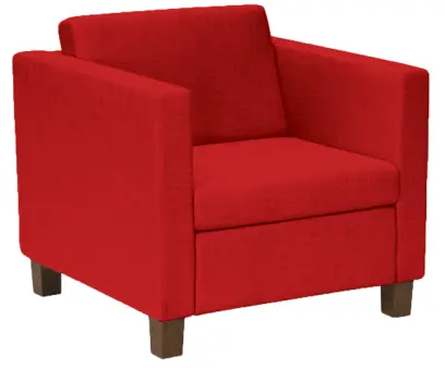 BOGA - 1 sedací souprava, látka BONDAI BN14 (4011) - látka červená